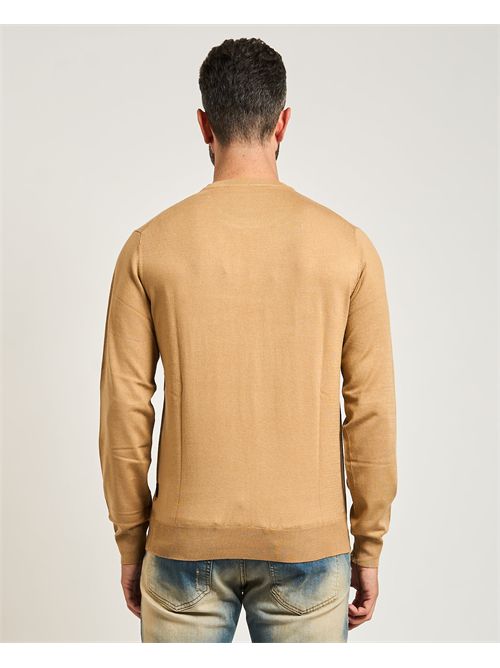 Maglione uomo Refrigue basic girocollo REFRIGUE | 2811W00156HAVANA