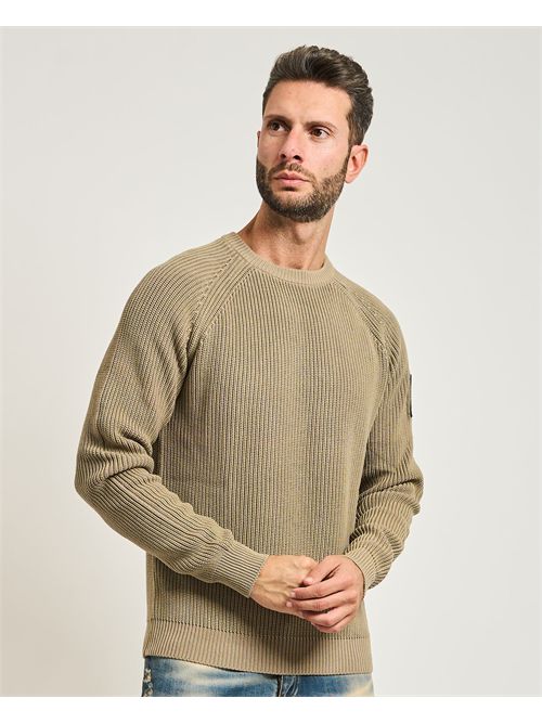 Maglione uomo Refrigue a costine verticali REFRIGUE | 2811W00178SAGE