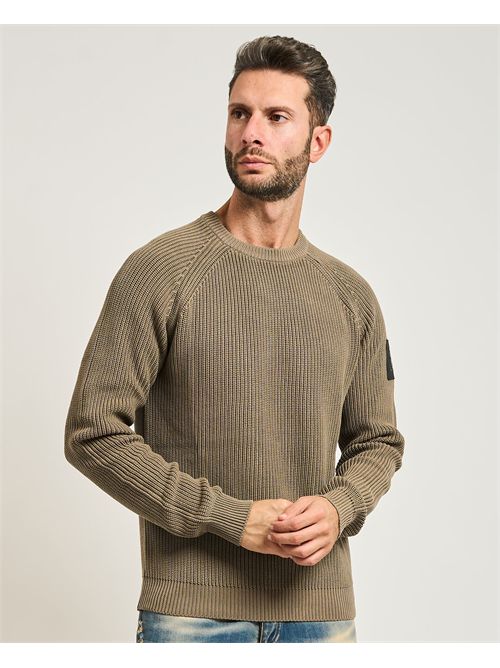 Maglione uomo Refrigue a costine verticali REFRIGUE | 2811W00178TAUPE