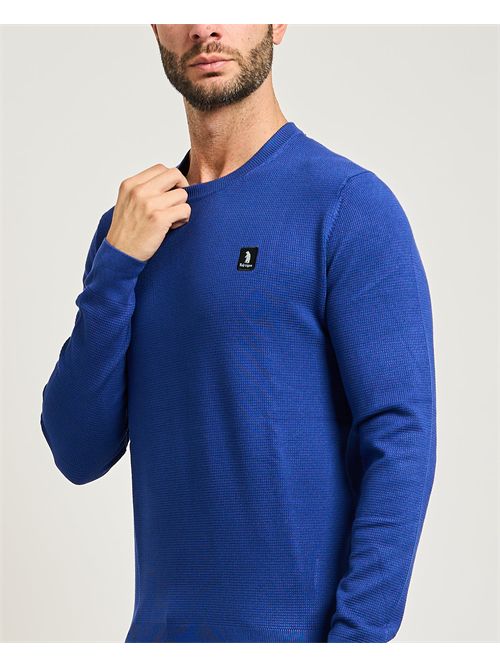 Maglione uomo Refrigue con lavorazione a nido d'ape REFRIGUE | 2811W00181BLUE