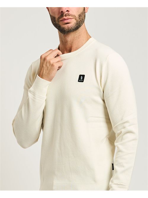 Maglione uomo Refrigue con lavorazione a nido d'ape REFRIGUE | 2811W00181BUTTER