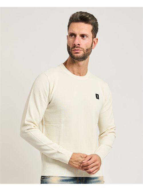 Maglione uomo Refrigue con lavorazione a nido d'ape REFRIGUE | 2811W00181BUTTER