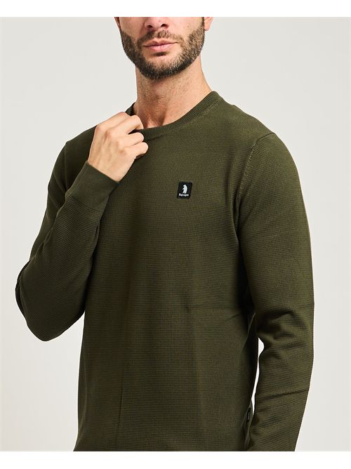 Maglione uomo Refrigue con lavorazione a nido d'ape REFRIGUE | 2811W00181MILITARY