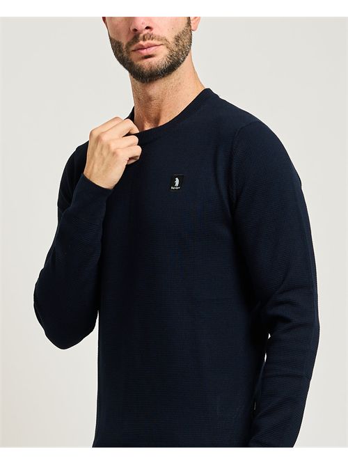 Maglione uomo Refrigue con lavorazione a nido d'ape REFRIGUE | 2811W00181NAVY
