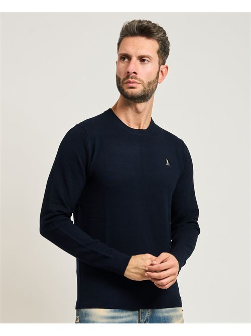 Maglione uomo Refrigue con lavorazione a nido d'ape REFRIGUE | 2811W00181NAVY