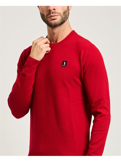 Maglione uomo Refrigue con lavorazione a nido d'ape REFRIGUE | 2811W00181RED