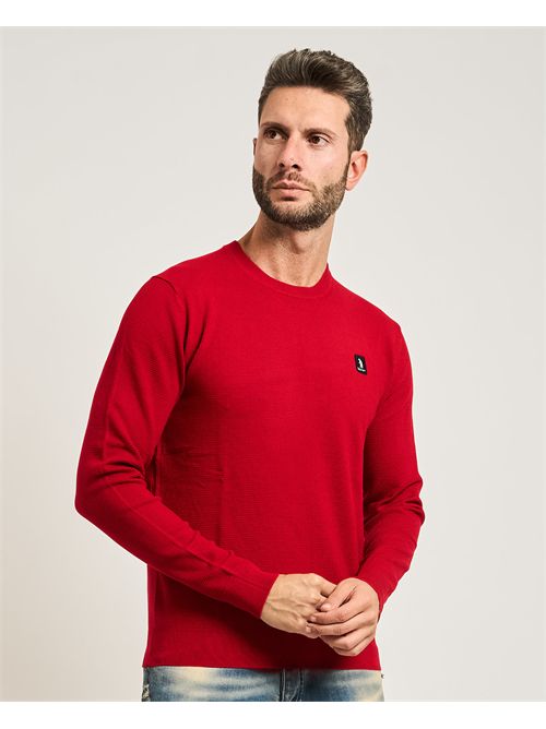 Maglione uomo Refrigue con lavorazione a nido d'ape REFRIGUE | 2811W00181RED