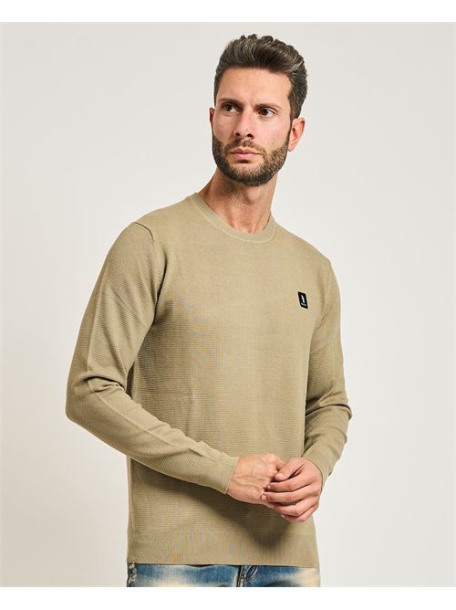 Maglione uomo Refrigue con lavorazione a nido d'ape REFRIGUE | 2811W00181SAGE