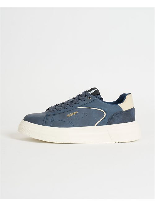 Refrigue men's low-top sneakers with logo REFRIGUE | 301-MIKBLU