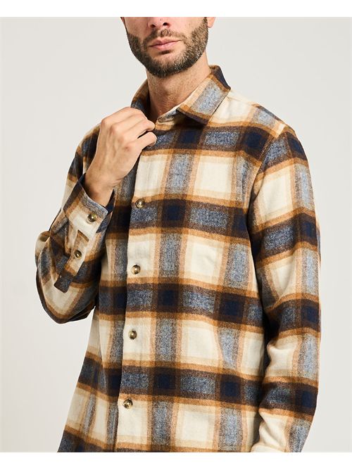Camicia uomo Sseinse a quadri SSEINSE | CI1066SSTABACCO