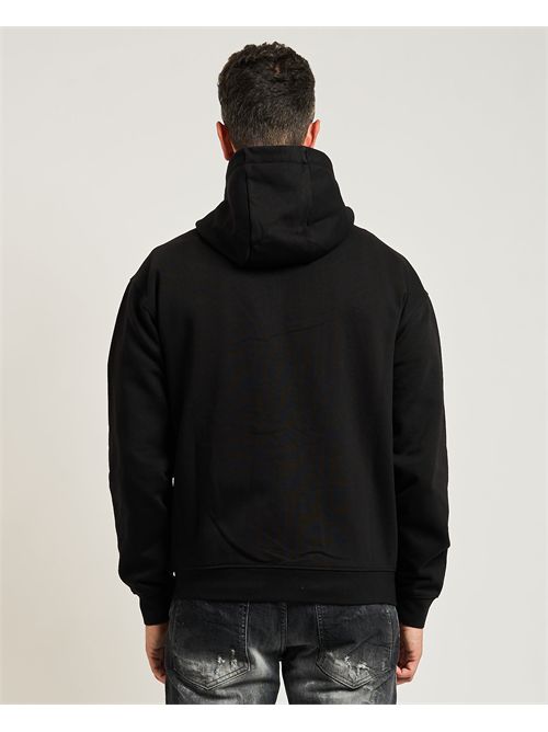 Sseinse black men's full zip hoodie SSEINSE | FI3166SSNERO