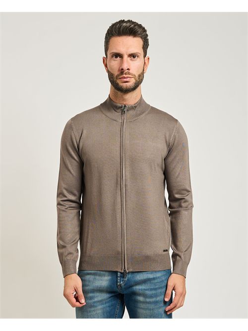 Settemezzo men's full-zip cardigan