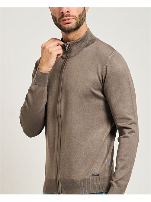 Settemezzo men's full-zip cardigan SETTE/MEZZO | 750006-SLIM0052