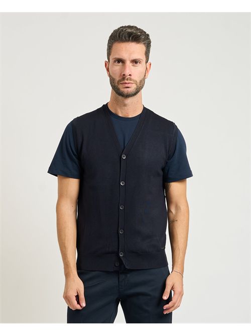 Settemezzo men's vest with button closure SETTE/MEZZO | 750015-SLIM0010