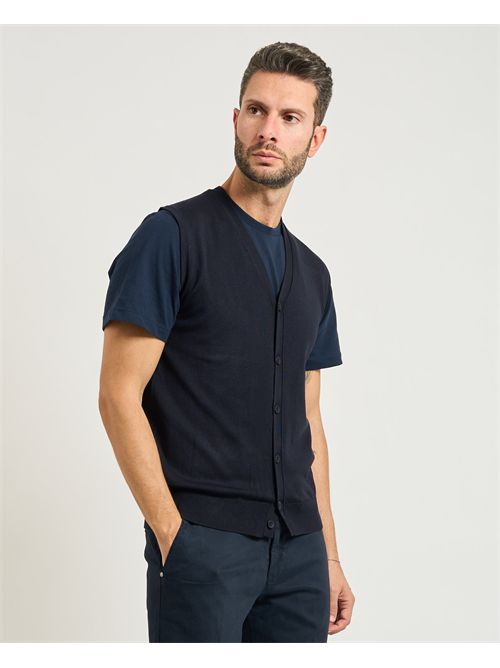 Gilet uomo Settemezzo con chiusura a bottoni SETTE/MEZZO | 750015-SLIM0010