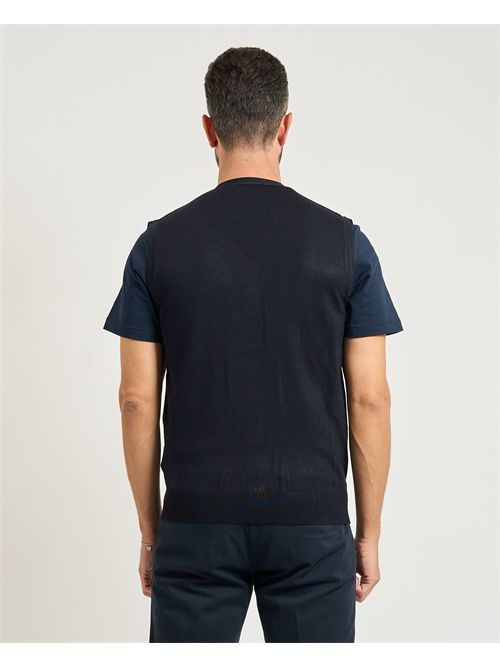 Gilet uomo Settemezzo con chiusura a bottoni SETTE/MEZZO | 750015-SLIM0010