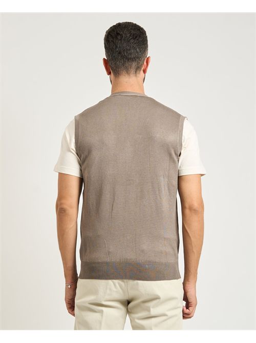 Gilet uomo Settemezzo con chiusura a bottoni SETTE/MEZZO | 750015-SLIM0052