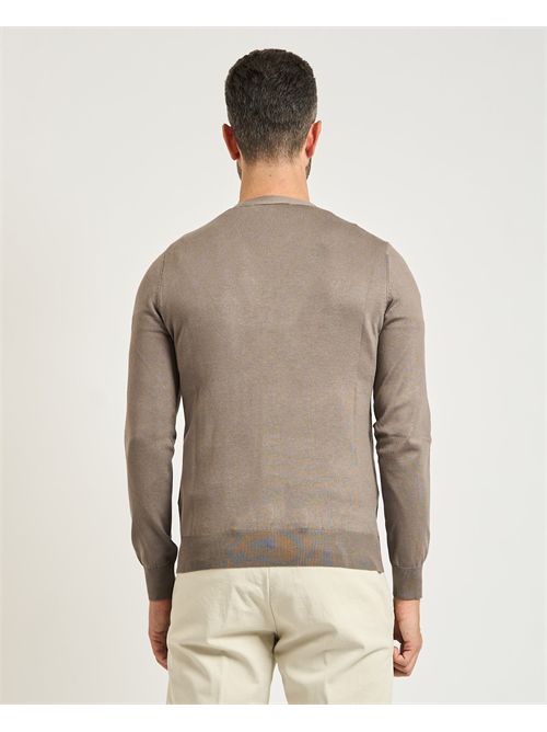 Settemezzo men's V-neck cardigan with buttons SETTE/MEZZO | 750016-SLIM0052