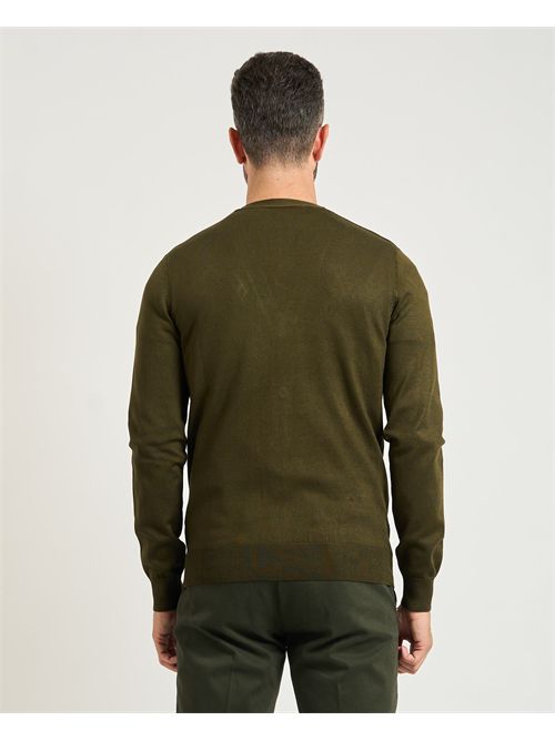 Settemezzo men's V-neck cardigan with buttons SETTE/MEZZO | 750016-SLIM0136