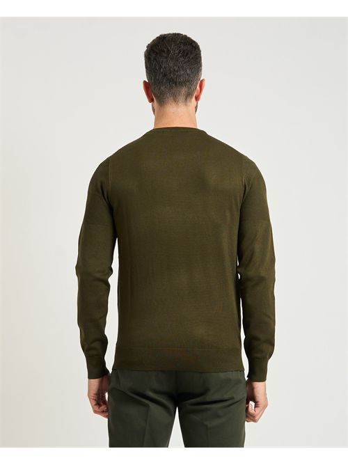 Settemezzo men's sweater with upper weave SETTE/MEZZO | 750101-SLIM0136