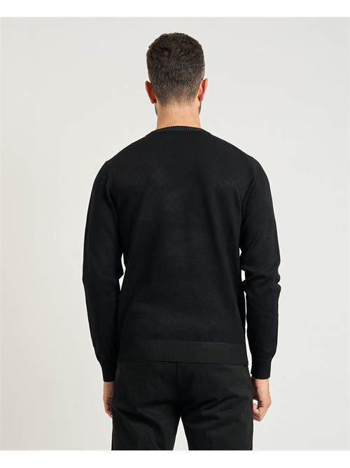 Settemezzo men's sweater with checkered pattern SETTE/MEZZO | 750211-SLIM0030