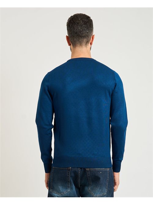 Settemezzo men's sweater with checkered pattern SETTE/MEZZO | 750211-SLIM0943