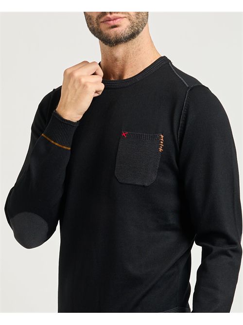 Settemezzo men's sweater with chest pocket SETTE/MEZZO | 750371-SLIM0030