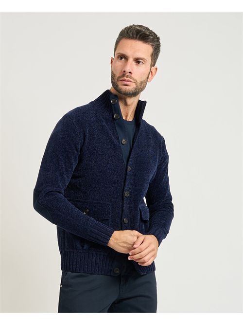 Settemezzo men's cardigan with buttons and pockets SETTE/MEZZO | 750666-SLIM0010