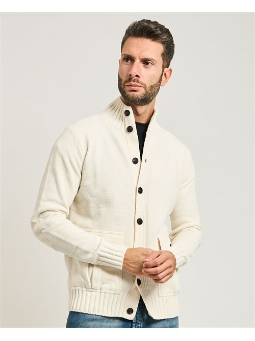 Settemezzo men's cardigan with buttons and pockets SETTE/MEZZO | 750666-SLIM0101