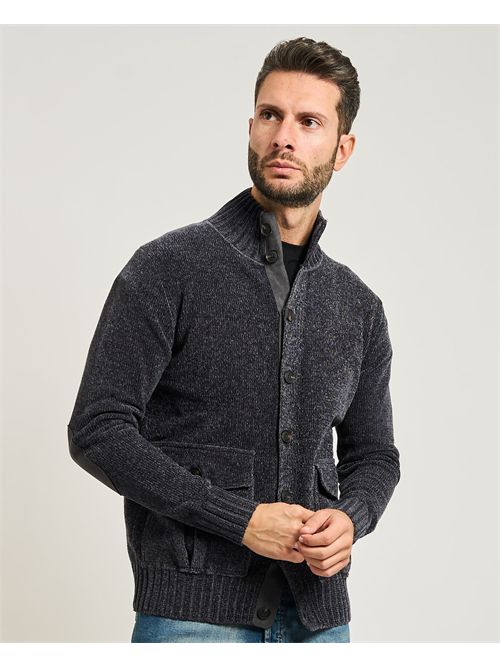 Settemezzo men's cardigan with buttons and pockets SETTE/MEZZO | 750666-SLIM0258