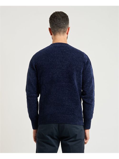 Maglione uomo Settemezzo con trama a rombi SETTE/MEZZO | 750671-SLIM0010