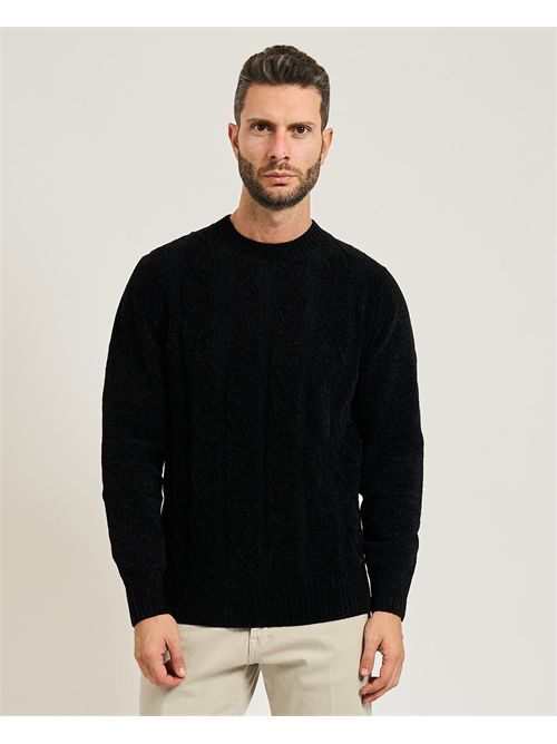 Maglione uomo Settemezzo con trama a rombi SETTE/MEZZO | 750671-SLIM0030