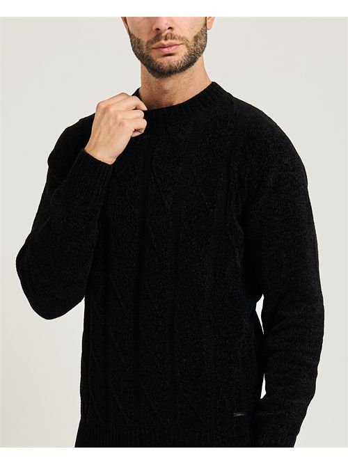 Maglione uomo Settemezzo con trama a rombi SETTE/MEZZO | 750671-SLIM0030