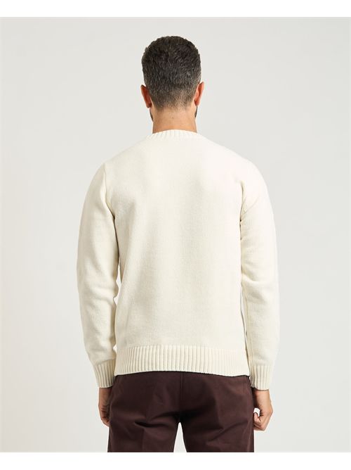Maglione uomo Settemezzo con trama a rombi SETTE/MEZZO | 750671-SLIM0101