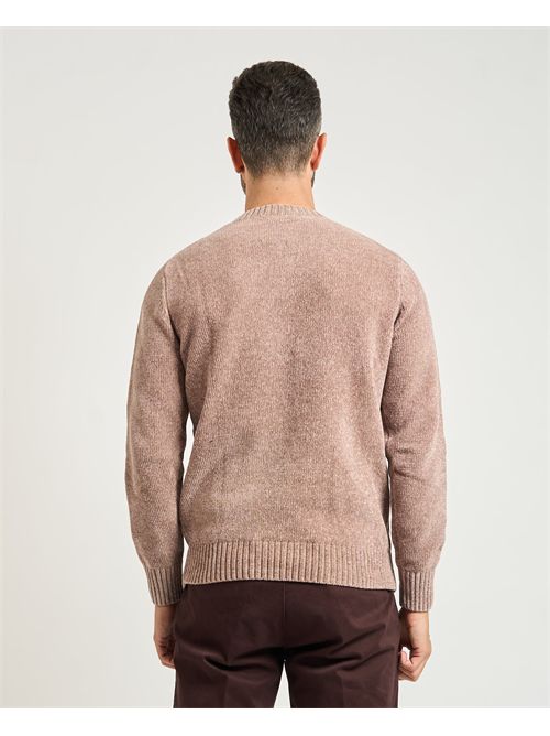 Maglione uomo Settemezzo con trama a rombi SETTE/MEZZO | 750671-SLIM0929
