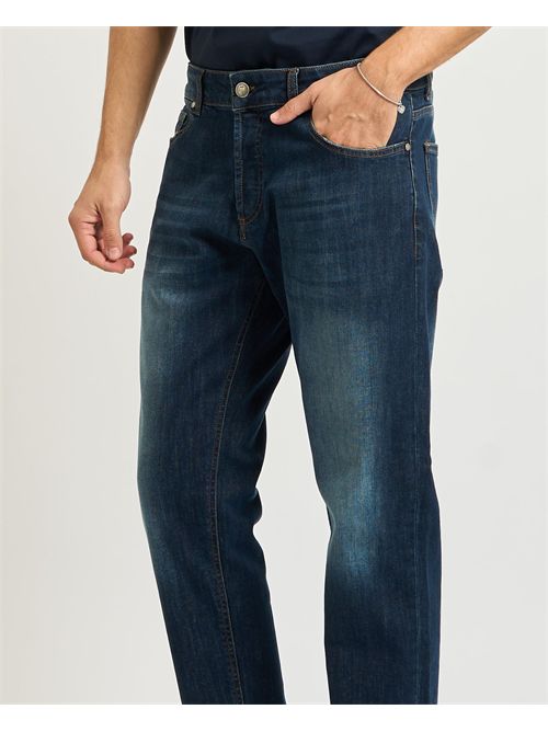 Settemezzo men's slim-fit 5-pocket jeans SETTE/MEZZO | SELON9100W317