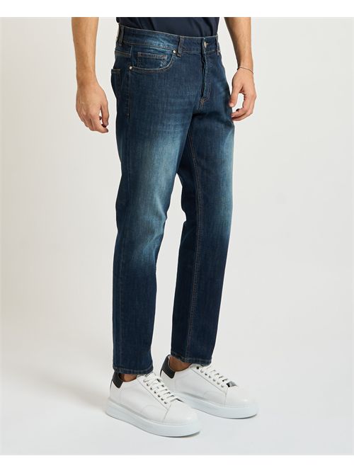 Settemezzo men's slim-fit 5-pocket jeans SETTE/MEZZO | SELON9100W317
