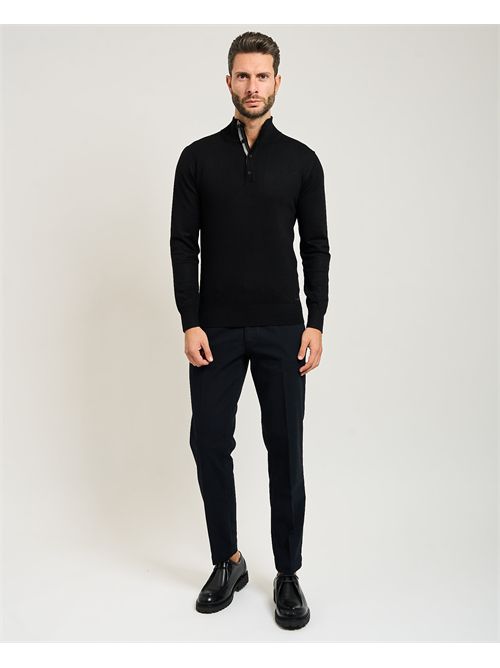 Pantaloni uomo Settemezzo effetto impunturato SETTE/MEZZO | SEMIA8177001