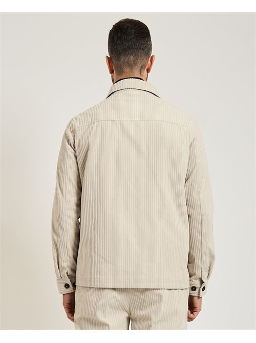 Camicia Sseinse uomo con tasconi SSEINSE | GBI1067SSPIETRA