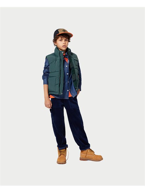 Camicia jeans Timberland bambino a manica lunga TIMBERLAND | T60579Z10