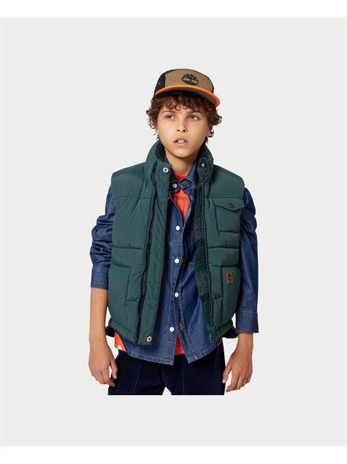 Camicia jeans Timberland bambino a manica lunga TIMBERLAND | T60579Z10