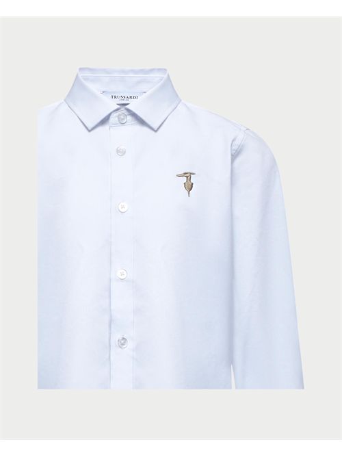 Boys shirt Trussardi in cotton TRUSSARDI | TBA25020CAWHITE