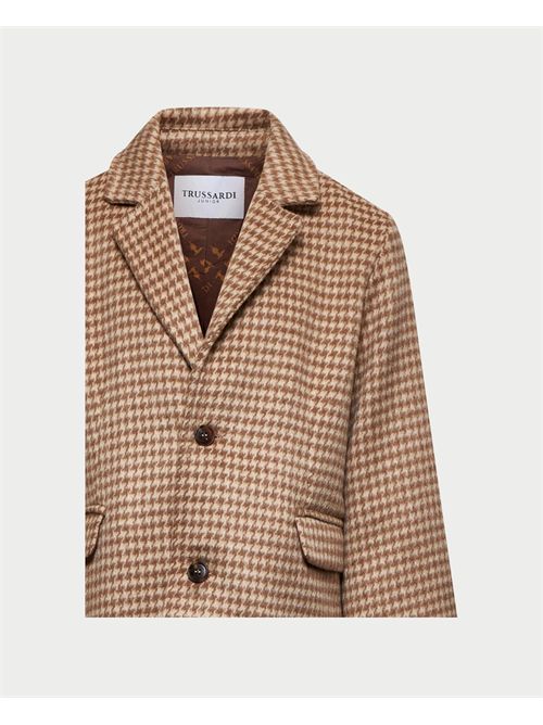 Cappotto bambino Trussardi con bottoni TRUSSARDI | TBA25119CPPINECONE