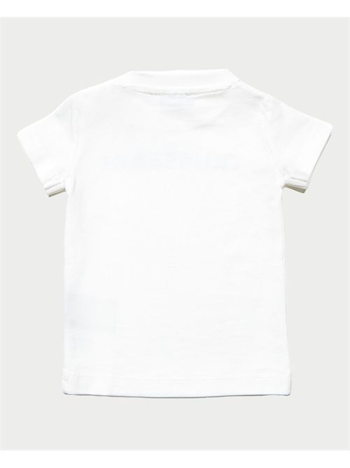 Trussardi basic crew neck children's T-shirt TRUSSARDI | TIA25014TSOFF-WHITE