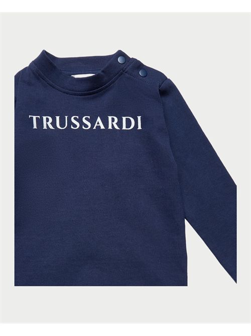 Trussardi long-sleeved baby sweater TRUSSARDI | TIA25017TSPEACOAT